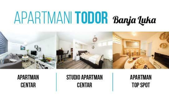 Apartman Top Spot Banja Luka Exteriör bild